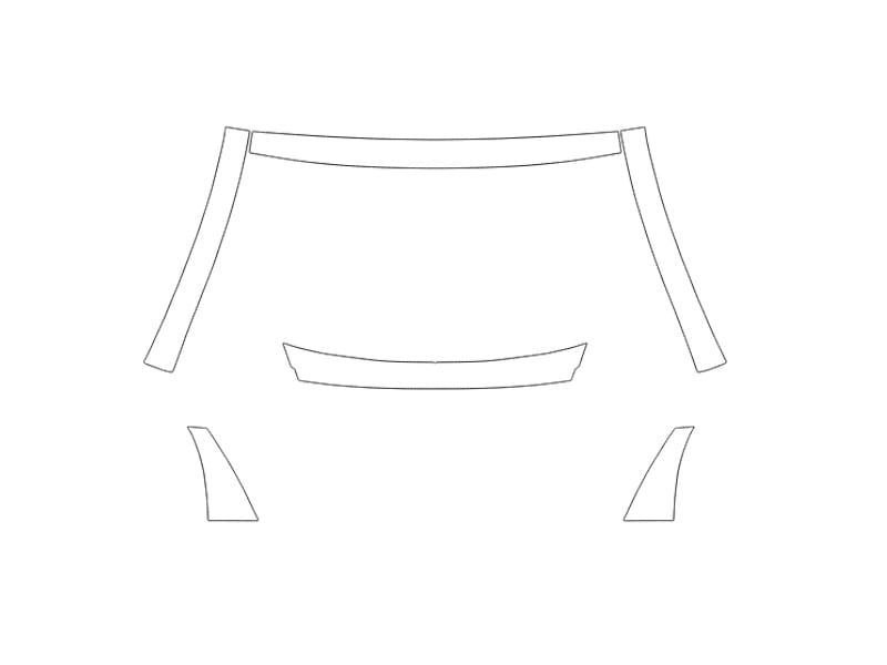 Formatki PPF do karoserii Mazda 3 (2013) – zestaw