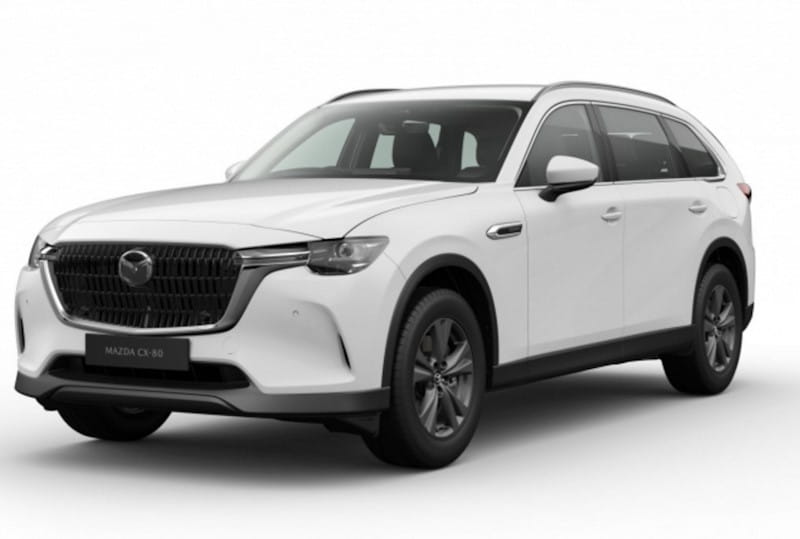 Formatki PPF do karoserii Mazda CX-80 (2024) Exclusive-Line – zestaw