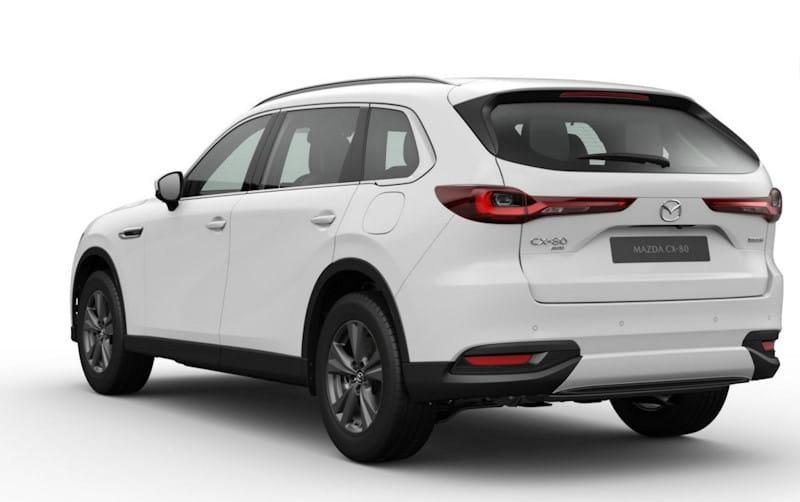 Formatki PPF do karoserii Mazda CX-80 (2024) Exclusive-Line – zestaw