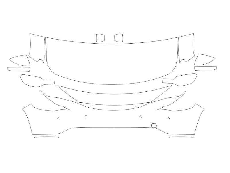 Formatki PPF do karoserii Mazda MX-30 (2021) – zestaw