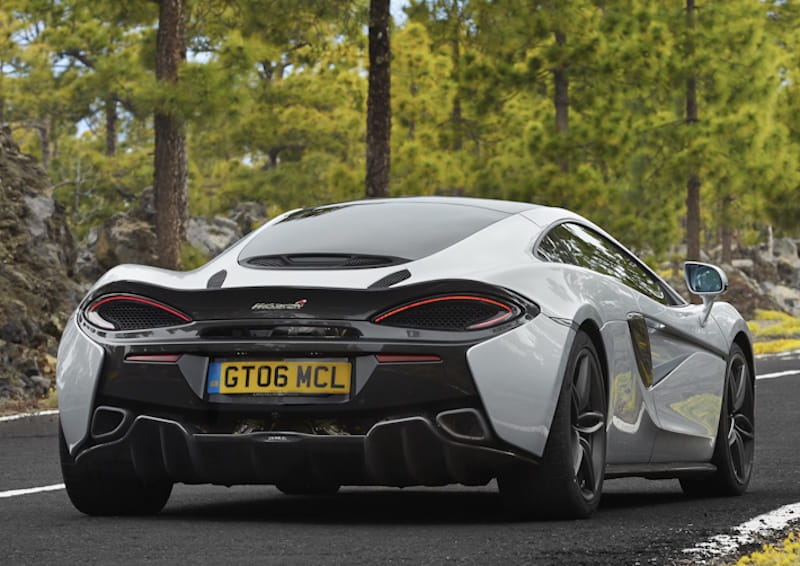 Formatki PPF do karoserii McLaren 570GT (2017) – zestaw
