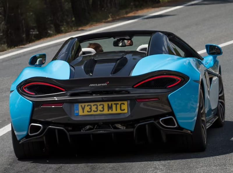 Formatki PPF do karoserii McLaren 570S (2017) Spider – zestaw