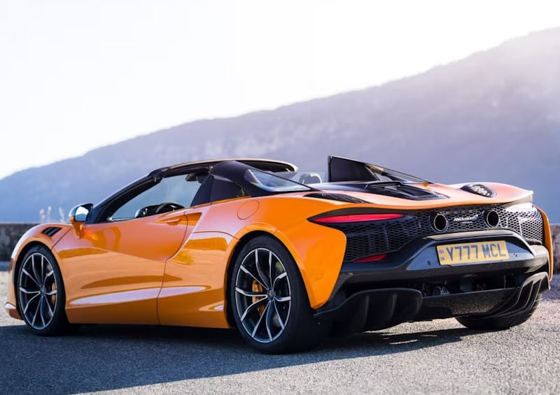 Formatki PPF do karoserii McLaren Artura (2024) Spider – zestaw