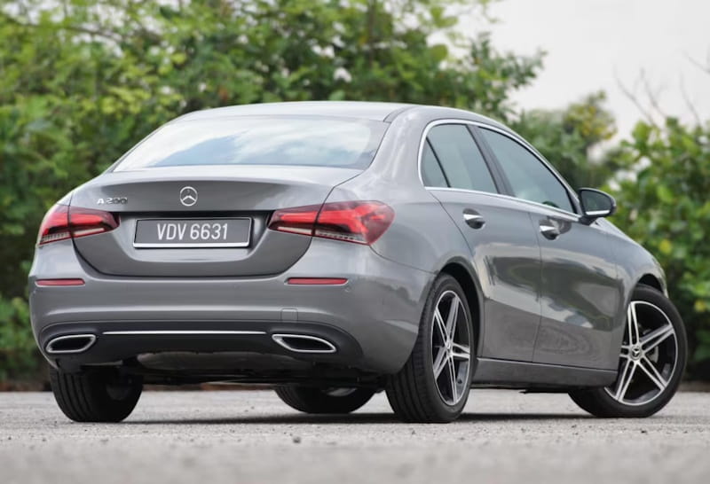 Formatki PPF do karoserii Mercedes-Benz A (2019) – zestaw