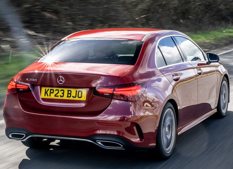 Formatki PPF do karoserii Mercedes-Benz A (2024) AMG 35 Sedan – zestaw