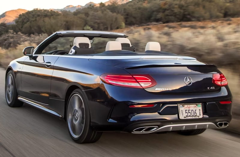Formatki PPF do karoserii Mercedes-Benz C-Class (2020) Cabriolet – zestaw