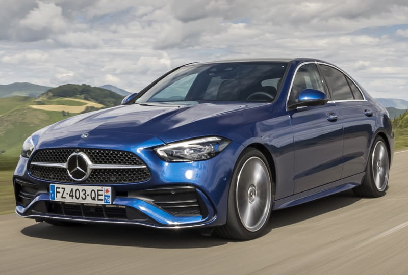 Formatki PPF do karoserii Mercedes-Benz C-Class (2021) AMG – zestaw