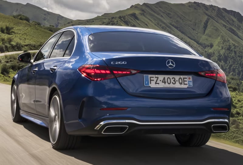 Formatki PPF do karoserii Mercedes-Benz C-Class (2021) AMG – zestaw