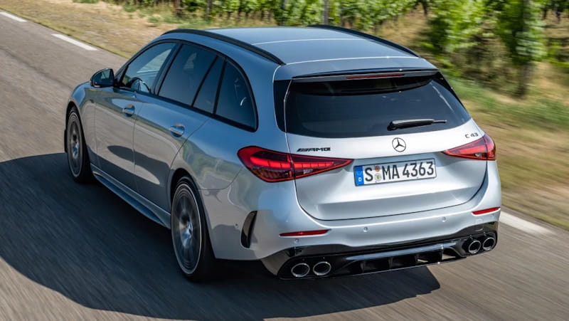 Formatki PPF do karoserii Mercedes-Benz C-Class (2023) 43 AMG Estate – zestaw
