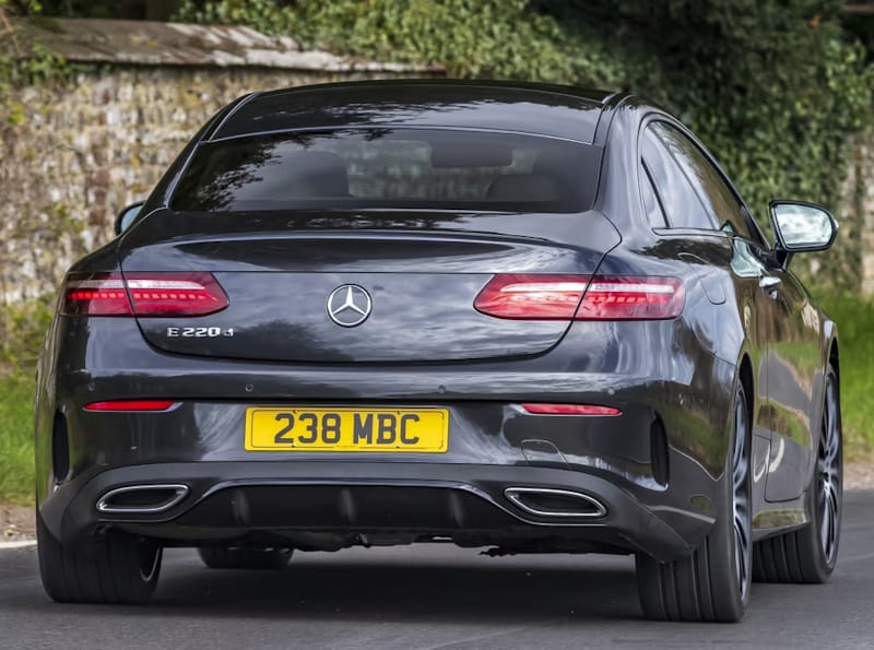 Formatki PPF do karoserii Mercedes-Benz E (2021) Coupe AMG-Line – zestaw