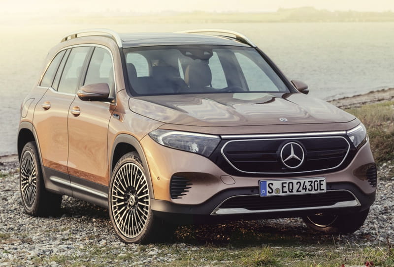 Formatki PPF do karoserii Mercedes-Benz EQB (2021) – zestaw