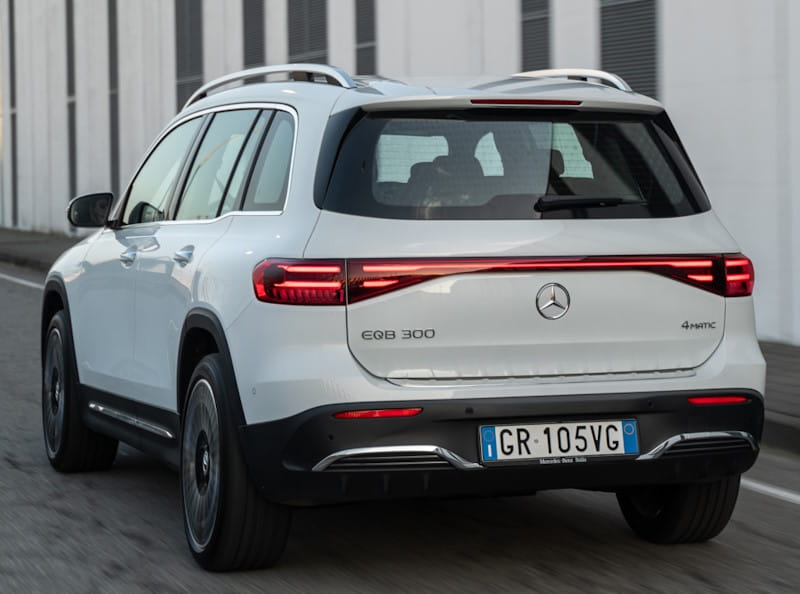 Formatki PPF do karoserii Mercedes-Benz EQB (2024) AMG Line – zestaw