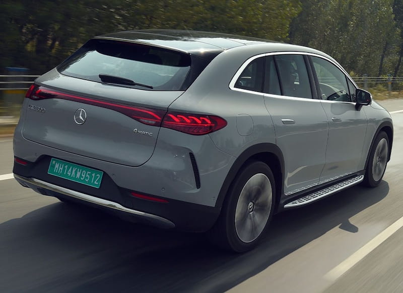 Formatki PPF do karoserii Mercedes-Benz EQE (2023) SUV Base – zestaw