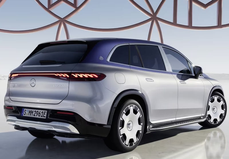 Formatki PPF do karoserii Mercedes-Benz EQS (2024) Maybach SUV – zestaw