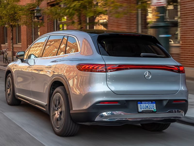 Formatki PPF do karoserii Mercedes-Benz EQS SUV (2022) – zestaw