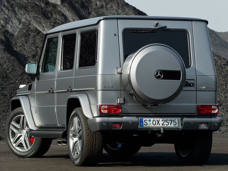 Formatki PPF do karoserii Mercedes-Benz G (2012) AMG – zestaw