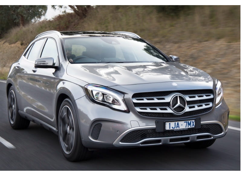 Formatki PPF do karoserii Mercedes-Benz GLA (2017) – zestaw
