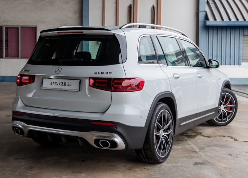 Formatki PPF do karoserii Mercedes-Benz GLB (2024) AMG 35 – zestaw