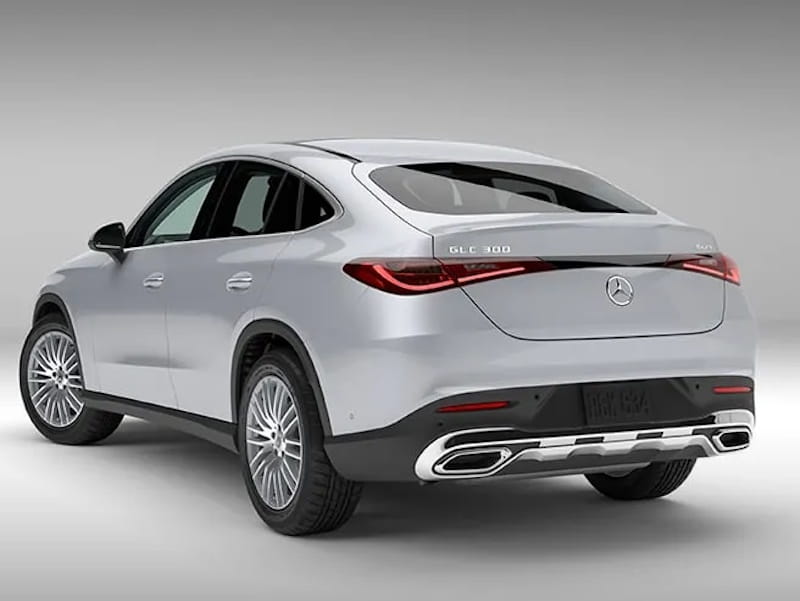 Formatki PPF do karoserii Mercedes-Benz GLC (2024) 300 4MATIC Coupe – zestaw