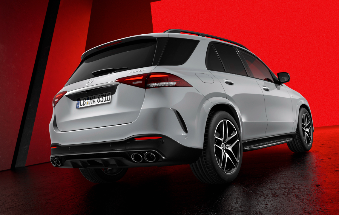 Formatki PPF do karoserii Mercedes-Benz GLE (2023) 53 AMG – zestaw