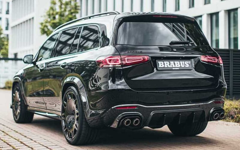 Formatki PPF do karoserii Mercedes-Benz GLS (2020) AMG 63 Brabus – zestaw