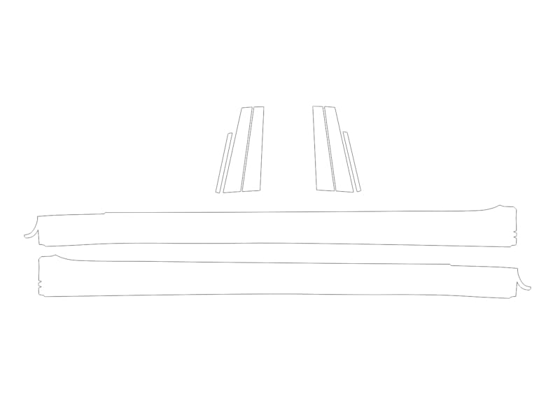 Formatki PPF do karoserii Mercedes-Benz S (2021) – zestaw