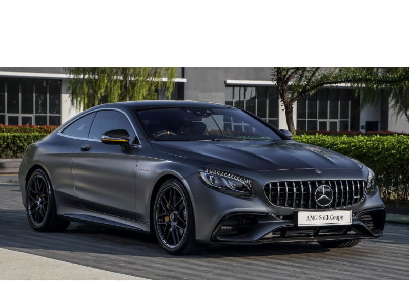 Formatki PPF do karoserii Mercedes-Benz S Coupe (2018) AMG 63 – zestaw