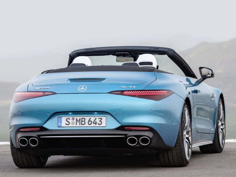 Formatki PPF do karoserii Mercedes-Benz SL (2024) AMG 43 Roadster – zestaw