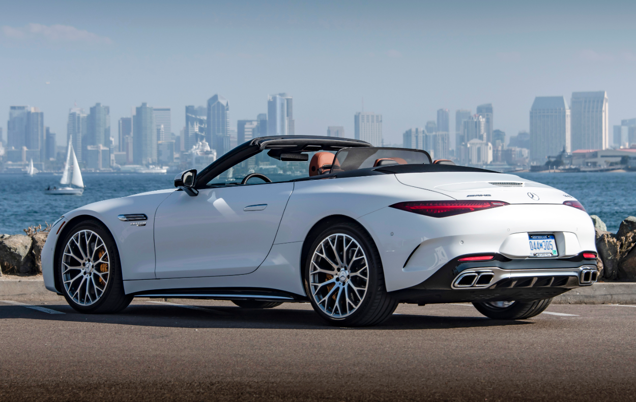 Formatki PPF do karoserii Mercedes-Benz SL 2022 AMG 55 Roadster – zestaw