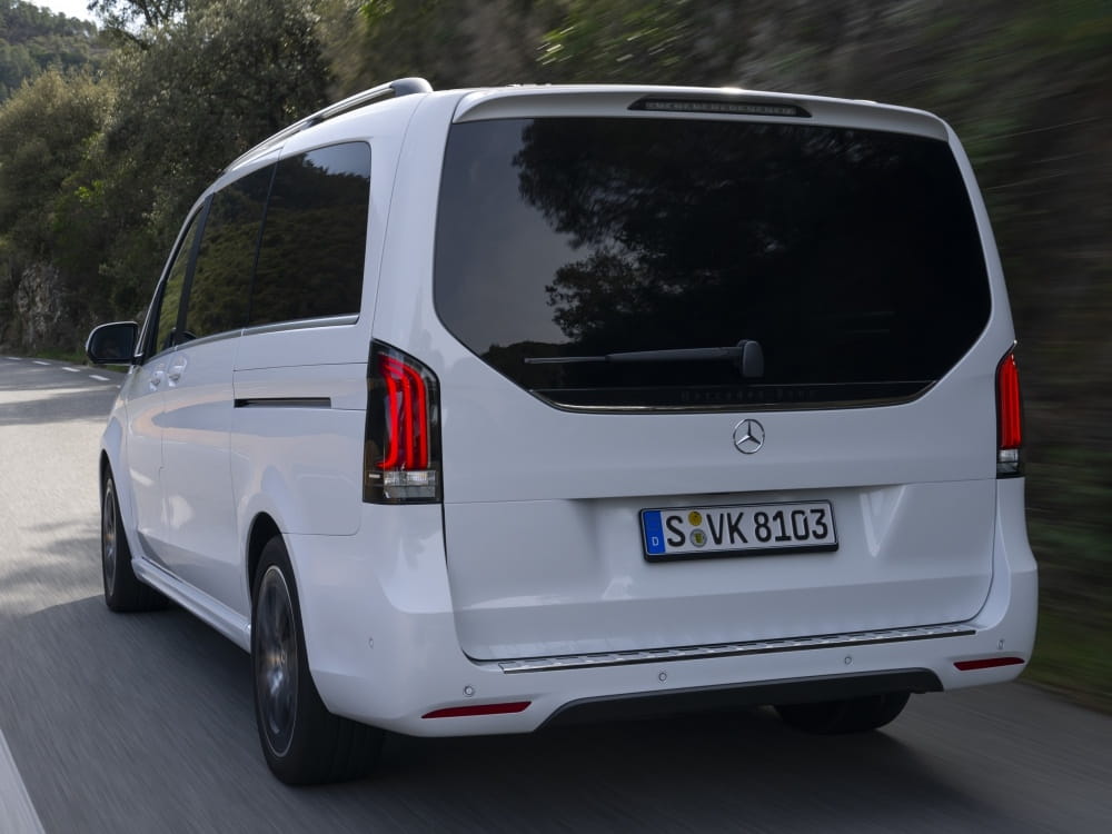 Formatki PPF do karoserii Mercedes-Benz V-Class (2024) AMG – zestaw