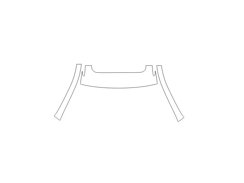 Formatki PPF do karoserii MG HS (2024) – zestaw
