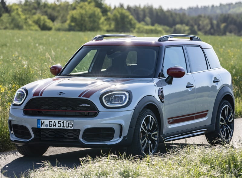 Formatki PPF do karoserii Mini Cooper Countryman John Cooper Works (2021) – zestaw