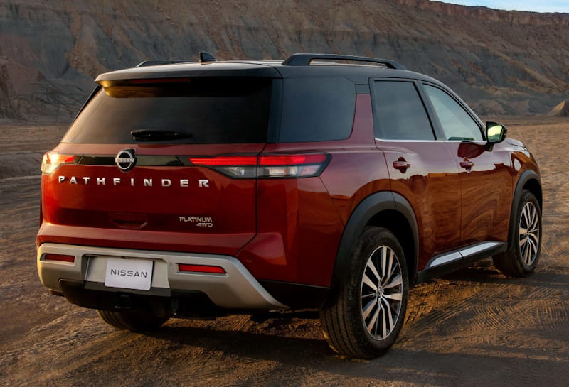 Formatki PPF do karoserii Nissan Pathfinder (2021) – zestaw
