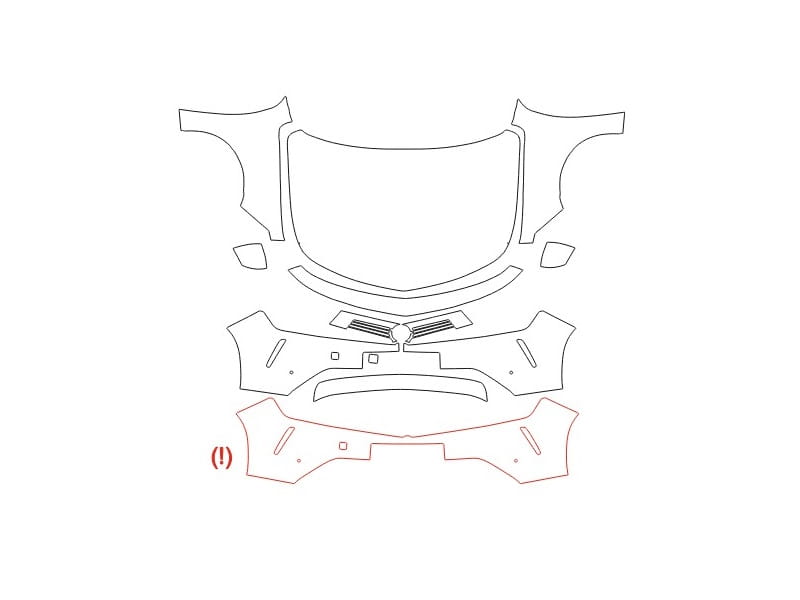 Formatki PPF do karoserii Opel Astra (2022) Sports Tourer Base – zestaw