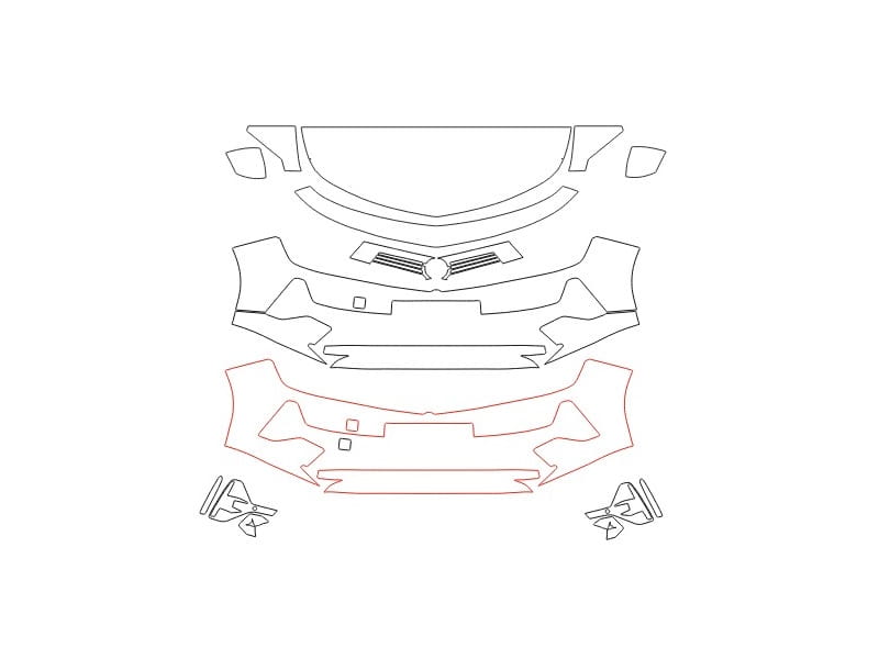 Formatki PPF do karoserii Opel Astra (2022) Sports Tourer Ultimate – zestaw