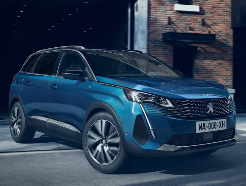 Formatki PPF do karoserii Peugeot 5008 (2020) GT – zestaw