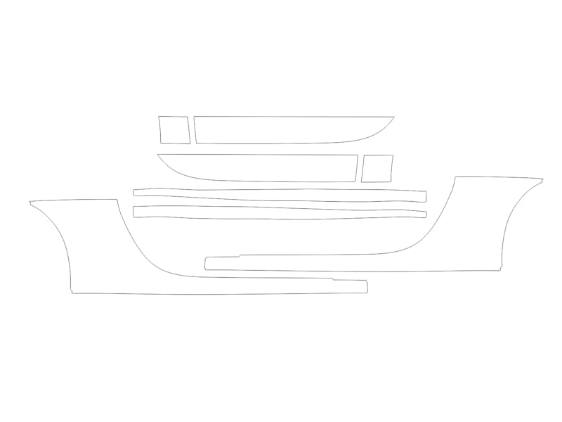 Formatki PPF do karoserii Porsche 911 (2020) Carrera Cabriolet – zestaw
