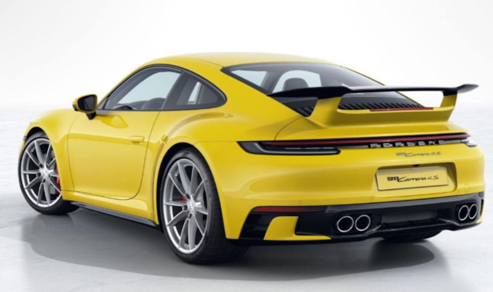 Formatki PPF do karoserii Porsche 911 (2022) Carrera 4S Sport Design Aerokit – zestaw