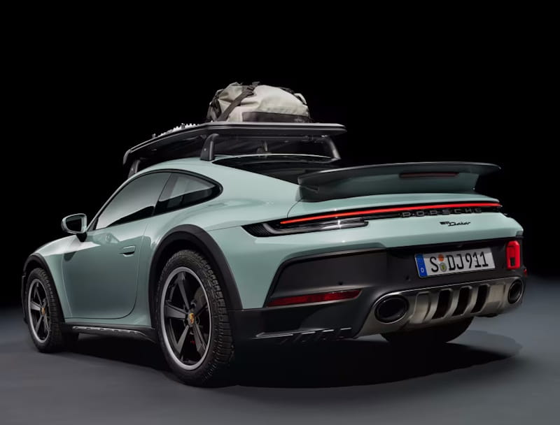 Formatki PPF do karoserii Porsche 911 (2023) Coupe Dakar – zestaw