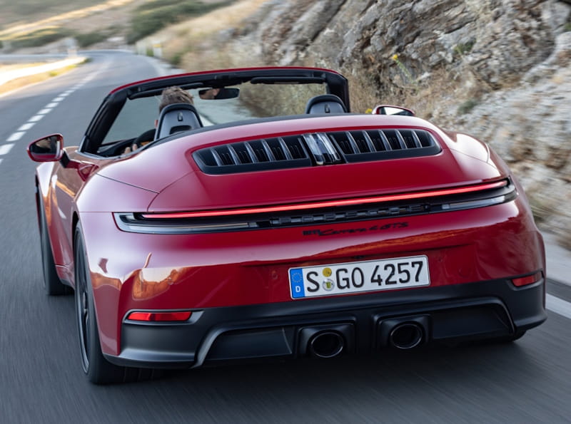 Formatki PPF do karoserii Porsche 911 (2024) Carrera 4 GTS Cabriolet – zestaw