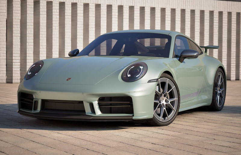 Formatki PPF do karoserii Porsche 911 (2025) Carrera T Sport Design Aerokit – zestaw