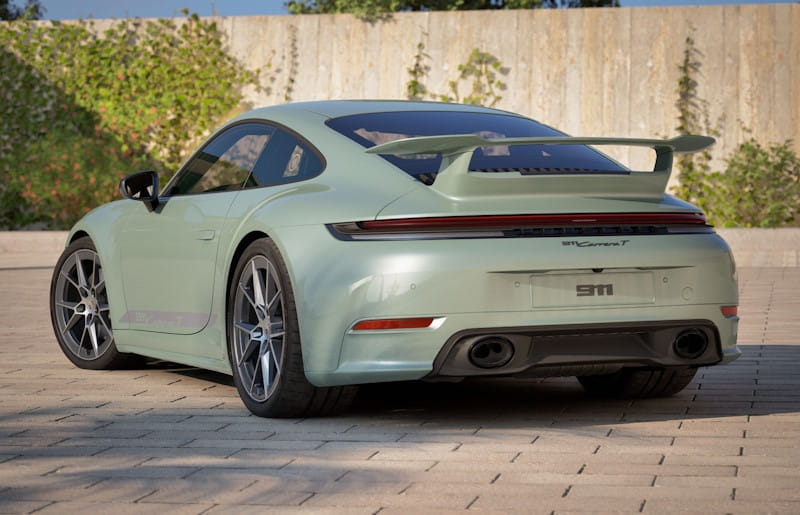 Formatki PPF do karoserii Porsche 911 (2025) Carrera T Sport Design Aerokit – zestaw