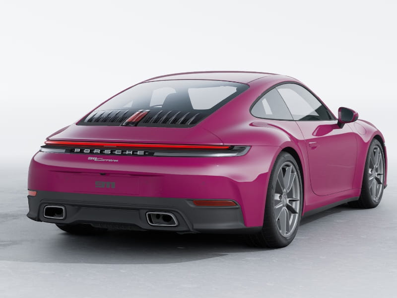 Formatki PPF do karoserii Porsche 911 Carrera (2024) Coupe – zestaw