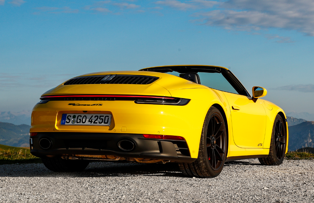 Formatki PPF do karoserii Porsche 911 Carrera GTS (2020) Cabriolet – zestaw