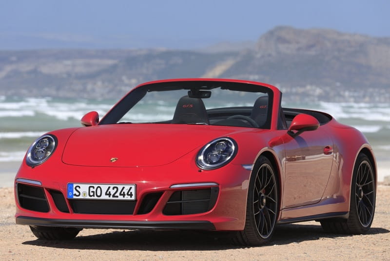 Formatki PPF do karoserii Porsche 911 Carrera GTS Cabriolet (2017) Sport – zestaw