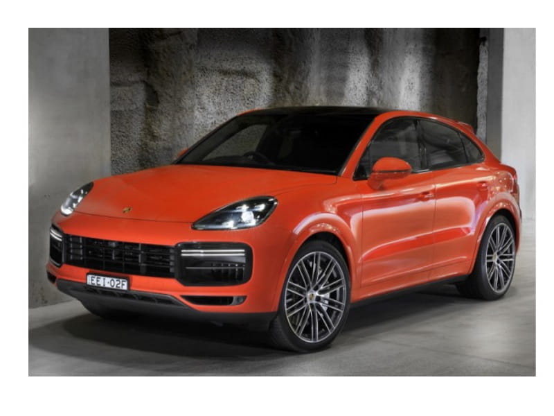 Formatki PPF do karoserii Porsche Cayenne (2019) Turbo Coupe – zestaw