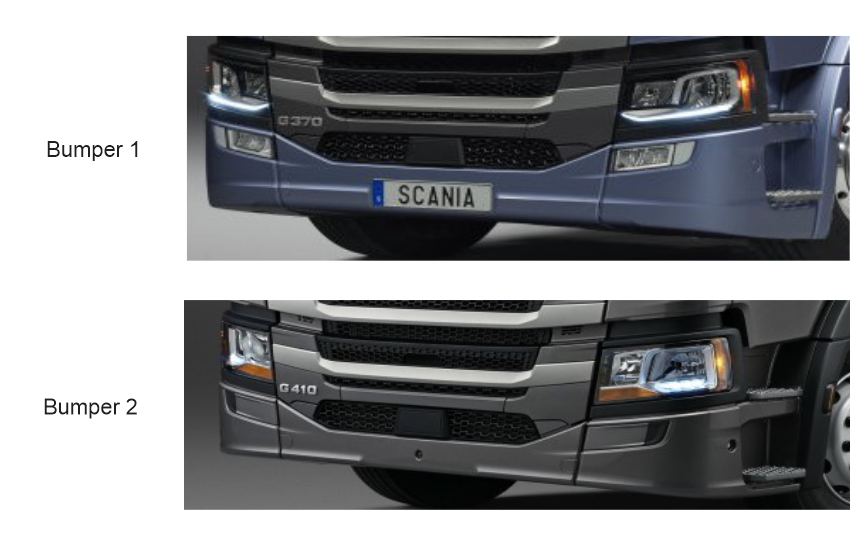 Folia ochronna PPF do wnętrza Scania G-series – formatki (zestaw)