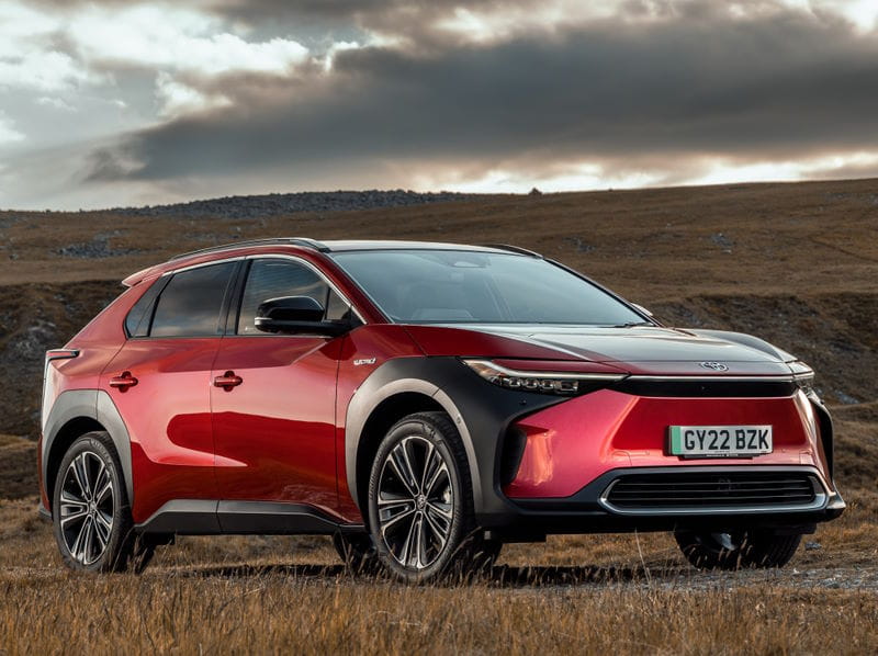 Formatki PPF do karoserii Toyota BZ4X (2022) – zestaw