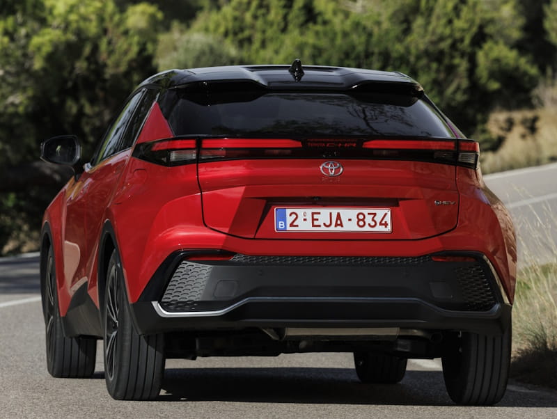 Formatki PPF do karoserii Toyota C-HR (2023) – zestaw