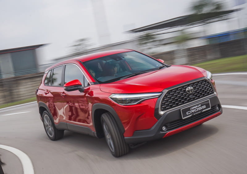 Formatki PPF do karoserii Toyota Corolla Cross (2022) – zestaw